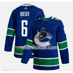 Vancouver Canucks Trikot Brock Boeser 6 Adidas 2019-2020 Blau Authentic - Herren